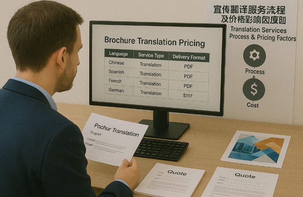 宣传手册翻译收费标准一般是多少？
