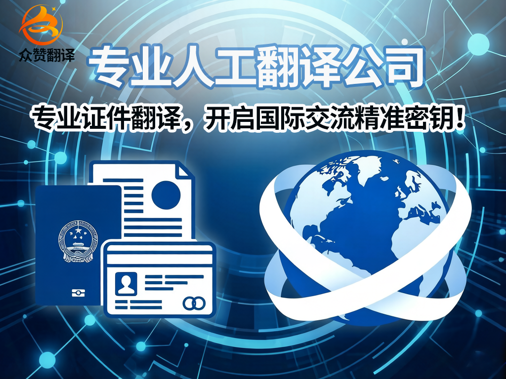 翻译机构：专业证件翻译，开启国际交流精准密钥！众赞翻译