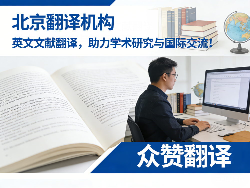 北京翻译机构：英文文献翻译，助力学术研究与国际交流！众赞翻译
