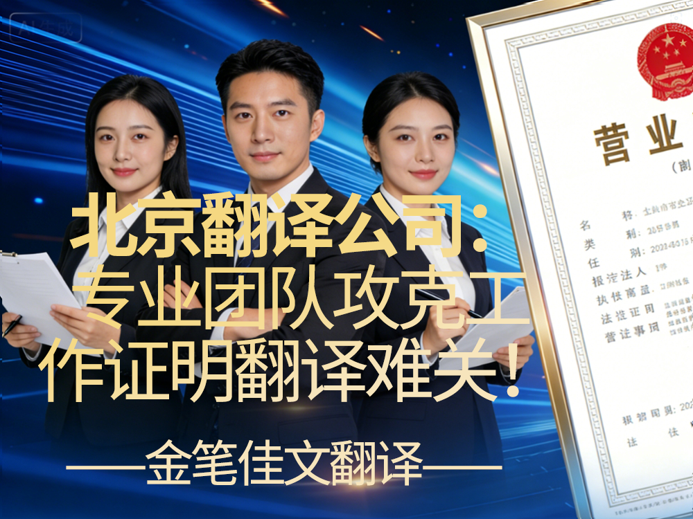 北京翻译公司：严谨翻译单身证明，助力涉外事务办理！众赞翻译