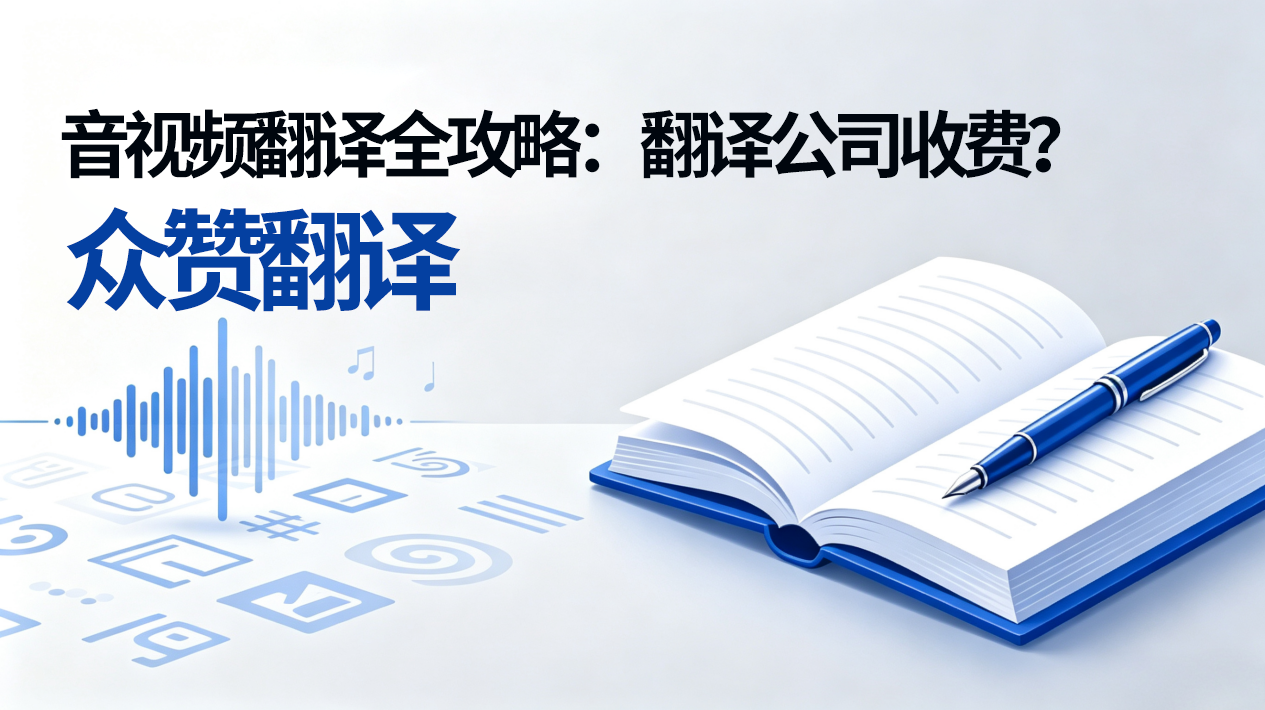 音视频翻译全攻略：翻译公司一般怎么收费？众赞翻译