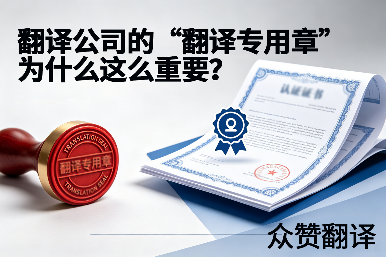 北京翻译公司 翻译公司的“翻译专用章”为什么这么重要？众赞翻译