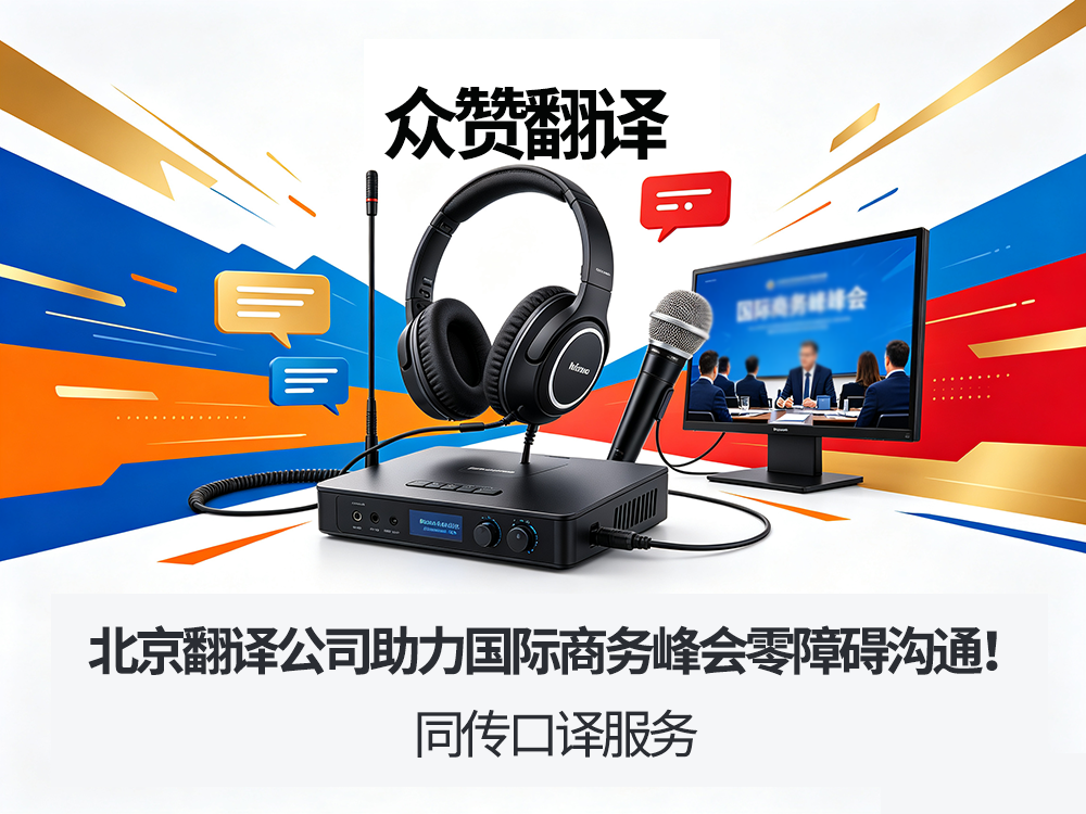 　同传口译加持！北京翻译公司助力国际商务峰会零障碍沟通！