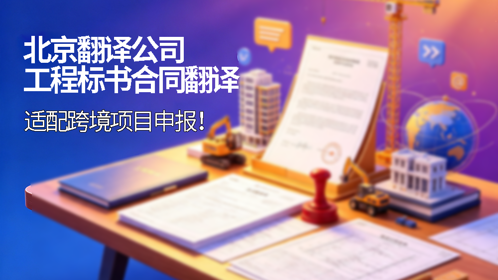 北京翻译公司工程标书合同翻译 ，适配跨境项目申报！众赞翻译