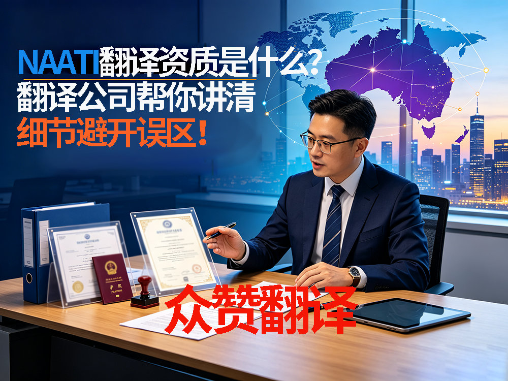 NAATI翻译资质是什么?翻译公司帮你讲清细节避开误区!众赞翻译 NAATI翻译资质是什么?翻译公司帮你讲清细节避开误区!众赞翻译